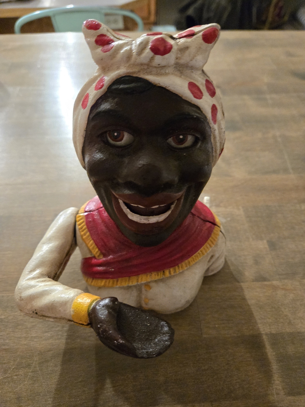 Hand-Painted Cast Iron Coin Banks